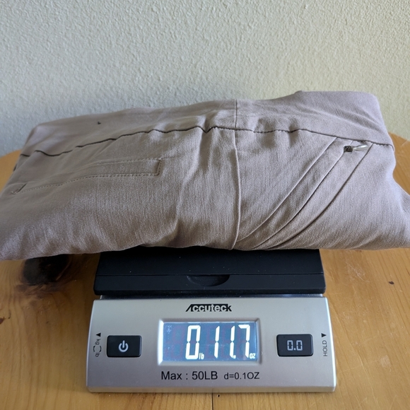 Renuar Slip-on Taupe Trousers Size 4 - Picture 13 of 14